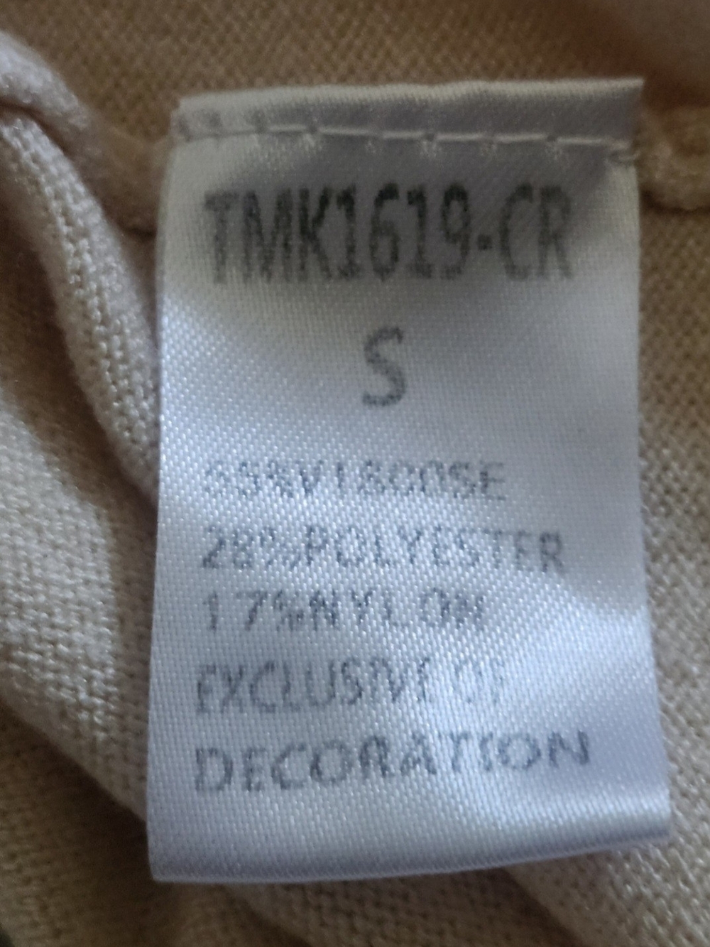 THML Cream Sweater with Multicolored Smiley Dots - Picture 7 of 8